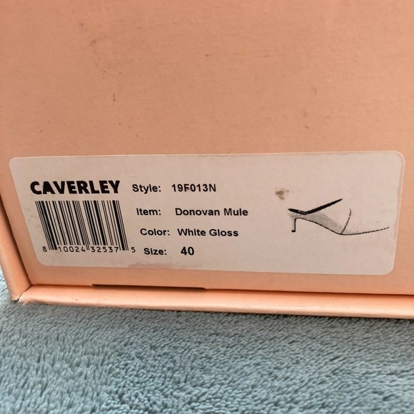 Caverley White Mules - 9 1/2 (Eur 40) - Picture 3 of 4